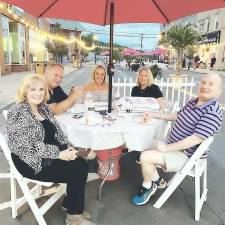 Monroe Downtown Dining on Friday and Saturday evenings has been extended through October. Photos provided by Cristina Kiesel/Monroe Downtown Revitalization.