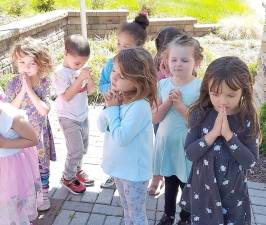 Last Thursday, May 6, was National Day of Prayer across the country under the theme: “Lord, Pour Out Your Liberty.” Students at St. Paul Christian Education in Monroe prayed for the nation, their community, their families and their school. Photo provided by Ramona Adams.