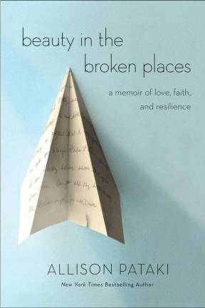 The Albert Wisner Public Library will present New York Times bestselling author Allison Pataki on Sunday, Jan. 27 at 12:30 p.m., for a discussion of her newly published memoir, &quot;Beauty in the Broken Places.&quot;