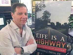 Monroe chiropractor Dr. Steven Pavia will introduce his new book, “Life is a Highway,” at a book launch on Thursday, March 19 at 6 p.m. at the Captain’s Table.