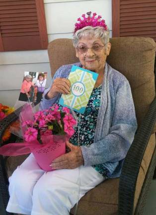 Genevieve Blanche celebrates her centenarian birthday.