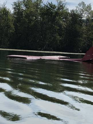 Police said the plane was pulled from Wickham Lake by staff at nearby Warwick Municipal Airport.