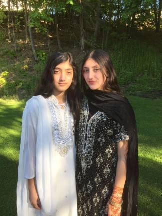 Anna Mahmood is thankful for her daughters, Alia and Aisha