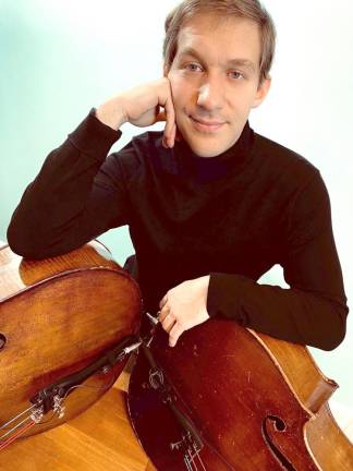 Alex Prizgintas’s other passion is playing the cello.