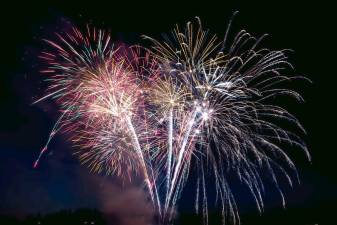 The Village of Monroe has rescheduled of the annual fireworks display over the Millponds for Friday, July 9, at 9 p.m. Photo illustration by Elisha Terada on Unsplash.