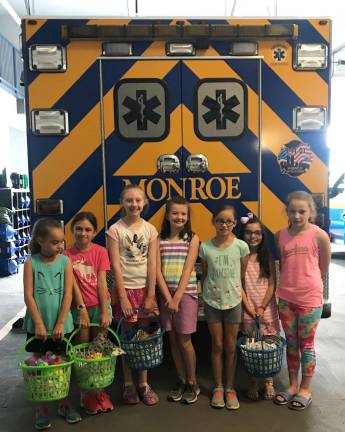 Troop #353 tours Monroe Volunteer Ambulance