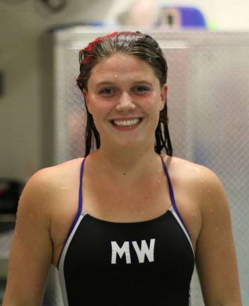 Mackenzie Tuttle came in first place in the 50 and 100 freestyle events. She also was named the Monroe-Woodbury High School's 'Student-Athlete of the Week&quot; for the period ending Sept. 15.