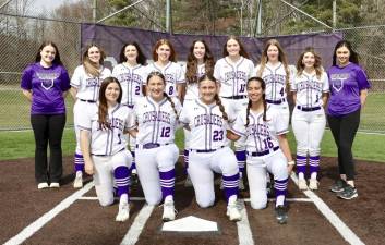 The 2024 Monroe-Woodbury High School girls’ softball team.