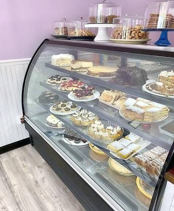 A display of the some of the goodies you can find at The Cake Lady Dessert &amp; Cafe, located at 88 Route 17M in Harriman.