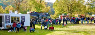 Scene from the Town of Monroe's latest Food Truck Festival on Oct. 19.
