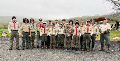 BSA Troop 440 of Monroe at the 59th annual West Point Camporee.