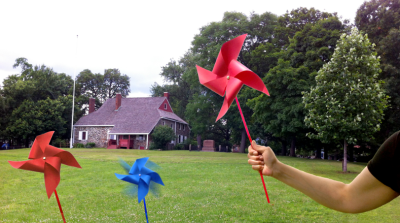 History and pinwheels for Fourth of July at Washington’s Headquarters