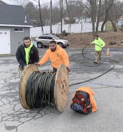 The CYO building in Washingtonville got rewired, thanks to a community-wide effort spearheaded by Anytime Electric owner Tim Doran and IBEW 363 head Sam Fratto.