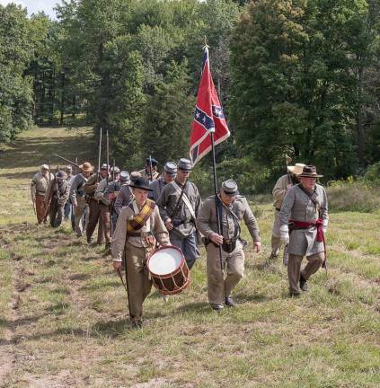 There will be representations of Confederate infantry, artillery and cavalry units.