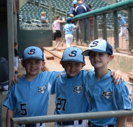 Pictured from left to right are: Rowan Durkin, Brayden Bonney and Ryan Cunningham.