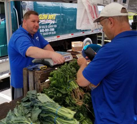 Mike Miller from R&amp;G Produce. The farm has been an anchor at the Monroe Farmers Market since the market opened in 2015.