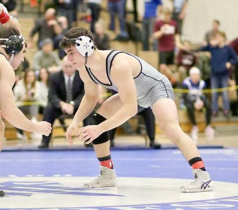 Crusader senior Joe McGinty finished his high school career with a second-place finish at the state wrestling championship tournament at 160 lbs.