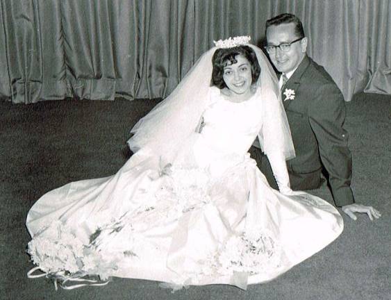 Ellen and Gerald Sullivan on the day of their wedding on May 29, 1965.