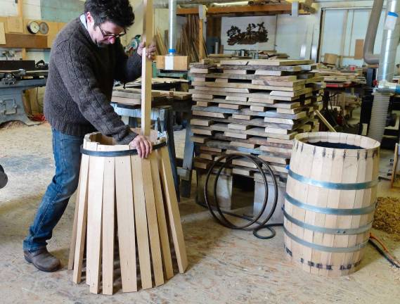 Provided photo John Cox from Quercus Cooperage will be at The Love Local Market on Saturday, Nov. 24, to talk about his hand-crafted barrels.