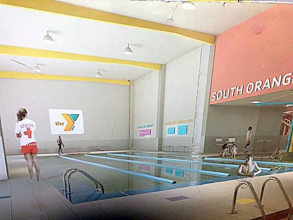 Another architect’s rendering of the South Orange Family YMCA’s 25-yard, four-lane lap pool.