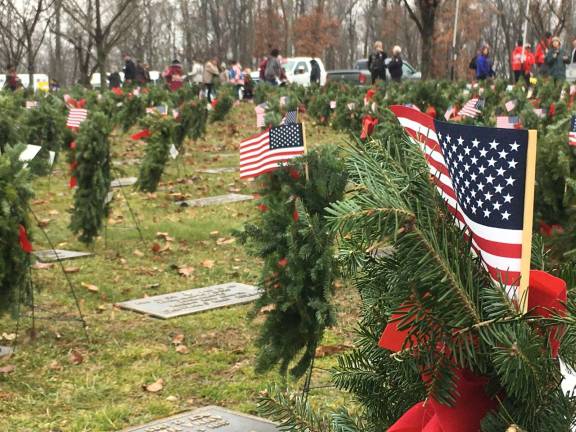 About 3,400 men and women are buried at the Orange County Veterans Cemetery in Goshen, including 2,700 veterans.