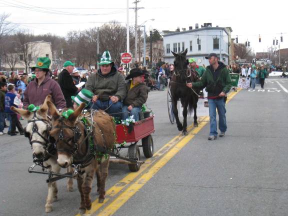 Provided photo Equines at last year's Mid-Hudson Saint Patrick&#x2019;s Parade in Goshen.