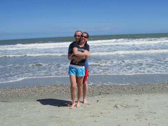 Mariusz and Iza Subocz of Monroe, N.Y. &quot;Our vacation in Myrtle Beach.&quot;