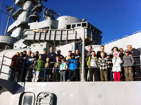 Cub Scout Pack 46 Visits Battleship Cove
