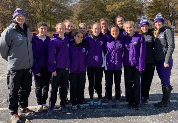 Provided photos Monroe-Woodbury Girls cross country team placed fourth in Class A and fifth among all public schools at the NYSPHAA championship meet held at Sunken Meadow State Park on Saturday, Nov. 10.