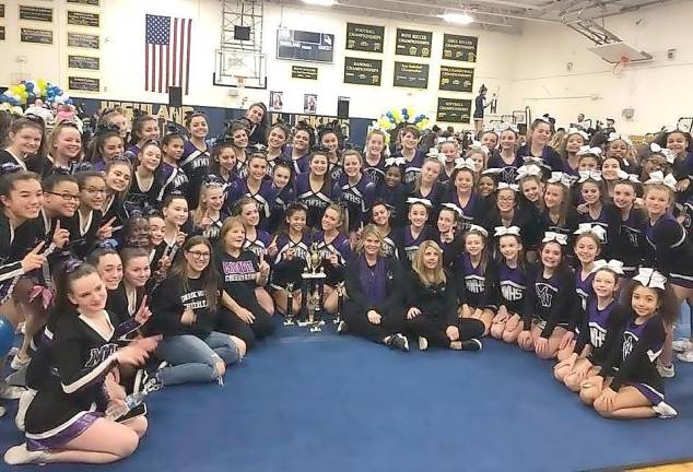 On Feb. 8, Monroe-Woodbury hosted its annual Winter Fest cheer competition with approximately 2,500 attendees and cheerleaders.