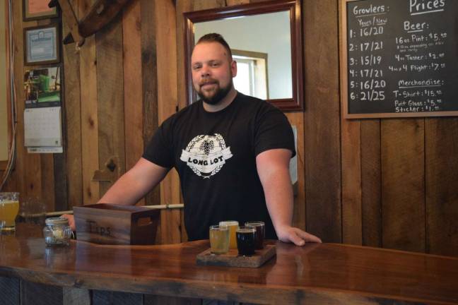 Long Lot Brewery owner Curtis Johnson.