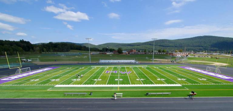 The Crusader’s new multi-purpose athletic field.