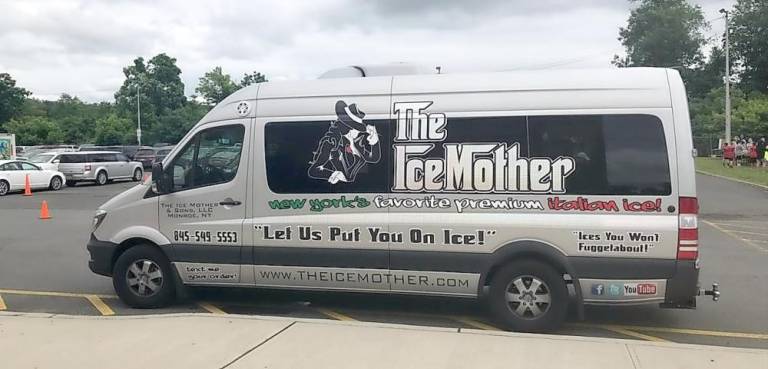 Dawn Radice's Ice Mother and Sons delivery truck.