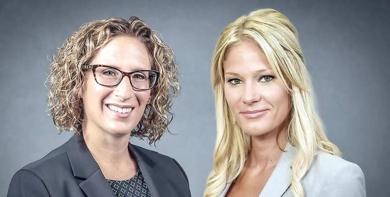 Pictured from left to right are Michele L. Babcock, Managing Partner at Jacobowitz and Gubits, LLP, and associate Kara M. Nelson. Provided photo.