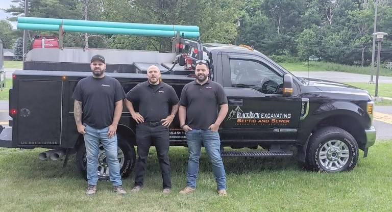 The crew from Black Rock Excavating.