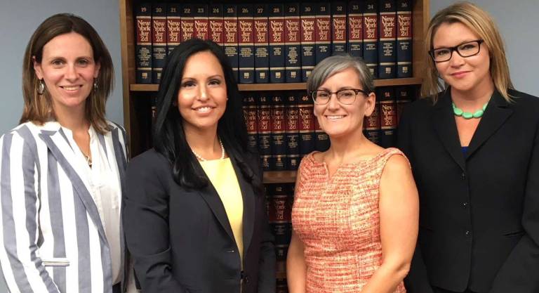 Provided photo Four lawyers with the firm of Jacobowitz and Gubits in Walden have been recognized by Super Lawyers as 2018 Upstate New York Rising Stars. Pictured from left to right, they are: Kelly A. Pressler, senior counsel; Jennifer S. Echevarria, associate; Alanna C. Iacono, associate; and Andrea L. Dumais, senior counsel.