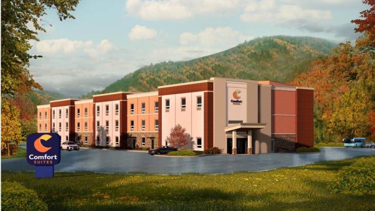 A rendering of the proposed hotel previously submitted to the planning board.