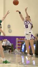 Gianna Pacciarelli hit four 3-pointers at home against FDR on Jan. 10.