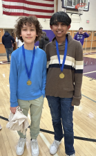 Gold medalists Felix Fazekas and Maxtan Manuelpillai.