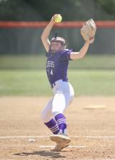 Valerie Pederson picked up the victory with a two-hit, 15-strikeout performance in NYSPHAA Sub-Regional playoffs against Corning-Painted Post.