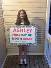 Ashley McHugh, grade 9, Monroe-Woodbury High School.