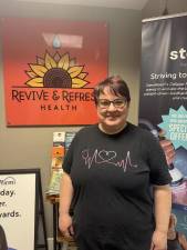 Tina Vergara, owner and operator of Revive and Refresh in Milford, Pa.
