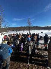 176 anglers were met with blue skies and freezing temps for this year’s Ice Fishing Derby at Walton Lake. Photos provided.