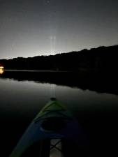World Trade Center lights over Walton Lake