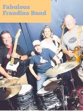 The Fabulous Frandino Band will be one of the three bands to perform on Saturday, Aug. 14, at Crane Park in the Village of Monroe at a benefit for local food pantries. Provided photo.