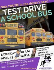 Interested in driving a school bus? Test Drive event - Saturday, April 23