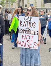 Goshenite among nurses protesting in DC explains why