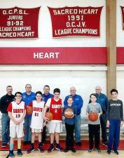 Pictured from left to right are: Joe Russell, Benjamin Grippo, Pat Edwards, Liam Gralton, Jim Banville, Colin Gralton, Felicity Gralton, John McElroy, Michael McMahon, Tom Fallon and Liam McMahon.