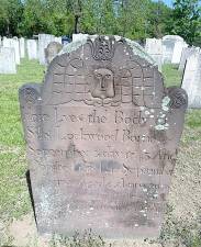 The designs on our areas oldest headstones have much to tell us of the honored dead beyond their names. This one, from the First Reformed Protestant Dutch Cemetery in Fishkill, reads: Here lyes the body of Silas Lockwood borne September 3rd day 1743 and departed this life September 10th day 1768 aged 25 years and 7 days. Behold and see as you pass by as you are now so once was I. As I am now you soon will be prepare for death and follow me. Courtesy photo.