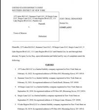 Page 1 of the lawsuit served to the Town of Monroe last week.